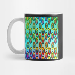 Multicolored ovals Mug